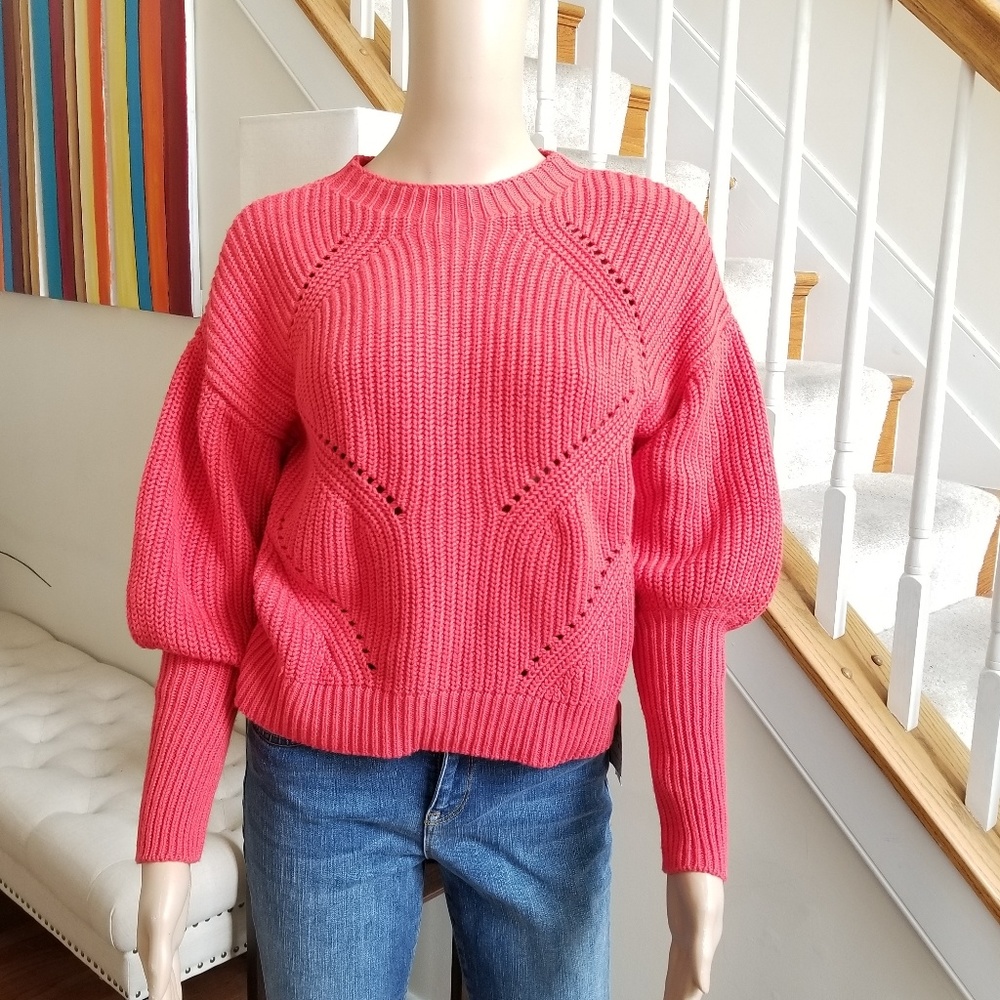 ❤Joie Landyn Blouson SleeveSweater DesertRose XXS